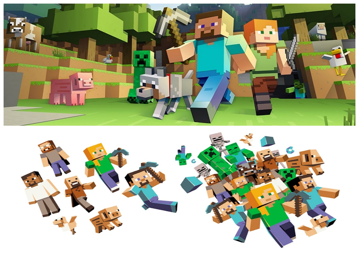 Дакімакура 150х 50 см Майнкрафт Minecraft Подушка зі знімною наволочкою обіймашка аніме тяг