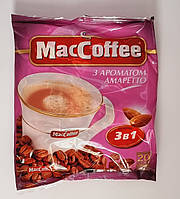 Кава "MacCoffee" 3в1 з ароматом "Амаретто" 20 стіків
