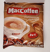 Кофе "MacCoffee" Маккофе 3в1 с ароматом "Карамель" 20 стиков