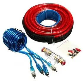 Набір проводів для підсилювача сабвуфера DQ PKG-66 5м 800W (3_00407)