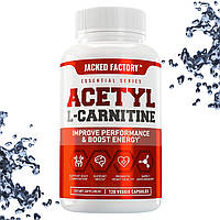 Добавка для мозга Jacked Factory Acetyl L-Carnitine 750 мг (Ацетил Л-карнитин) 120 вегетарианских капсул