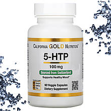 Амінокислота California Gold Nutriion 5-HTP 100 мг 90 вегетаріанських капсул