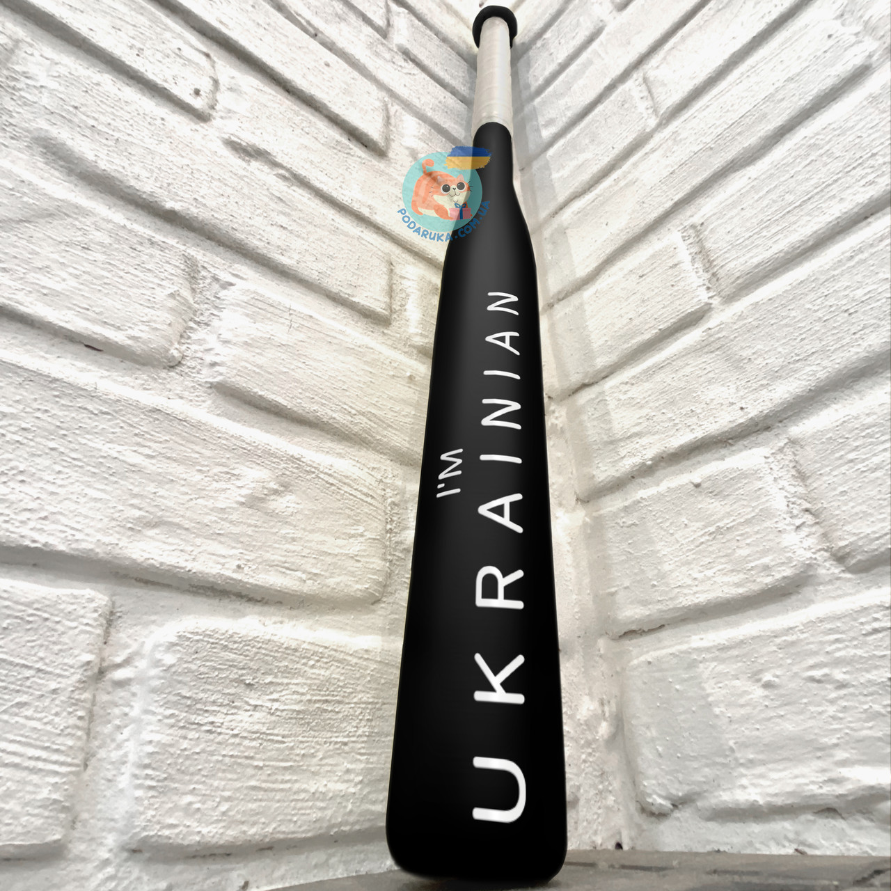 Бейсбольна біта I`m ukrainian, чорна, фото 1