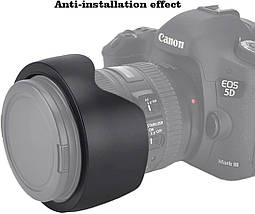 Бленда EW-83H — бленда для об'єктивів: Canon EF 24-105/4 L IS USM, фото 5