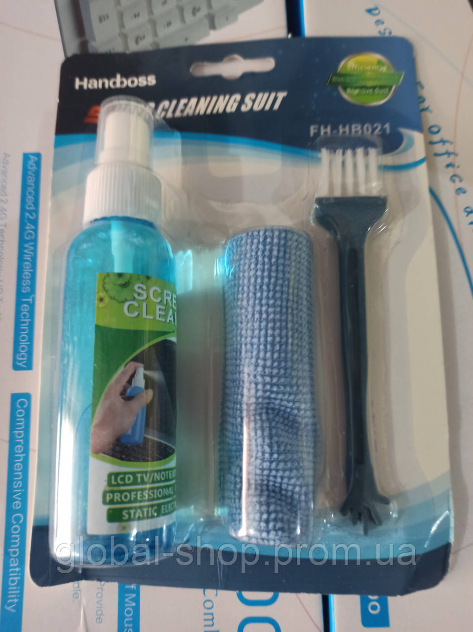 Засіб для очищення екрана | Спрей для очищення екранів | Чистячий набір 3 в 1 Cleaning Kit