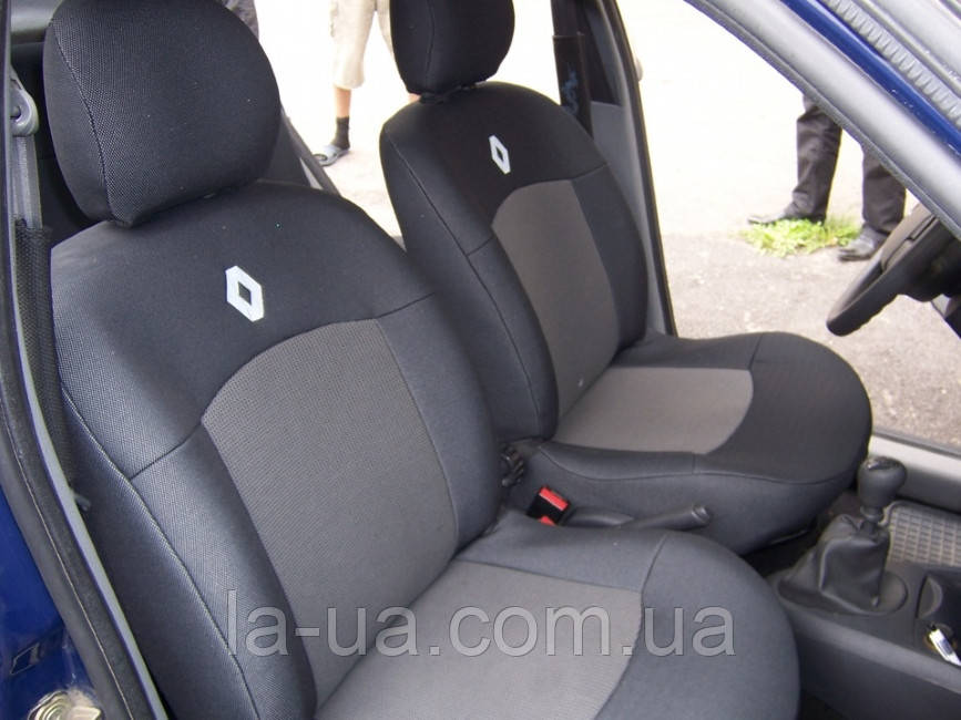 Чохли салону Renault Clio 2005-2012 хетчбек (авточохли Рено Кліо)