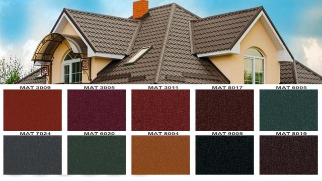 Металлочерепица - Цвета Металлочерепица - Цвета