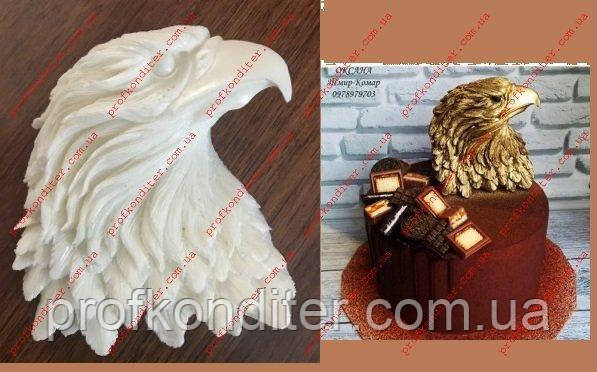 Силіконовий молд 2Д "Голова Орла", фото 1