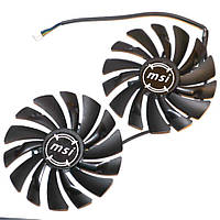 Вентилятори MSI 1060 1070 1080ti 570 580 ARMOR PLD10010s12hh PLD09210b12hh