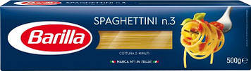 Макарони BARILLA 3 SPAGHETTINI, 500г, 24шт/ящ