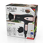 Фен Adler AD 2248 black — 2400 Вт, Іонізація, 3 температури, Концентратор + дифузор, фото 11