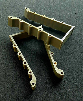 Фурнітура для пошиття підсумка під магазин АК колір олива гнучка пластикова вставка