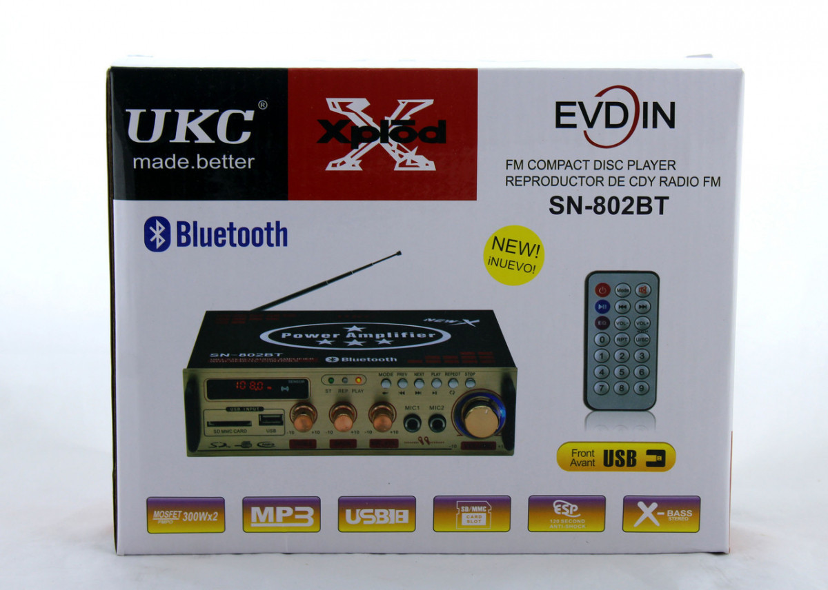 Підсилювач AMP 802 BT
