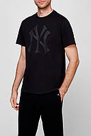 Мужская черная футболка 47 Brand MLB NEW YORK YANKEES 544089JK-FS
