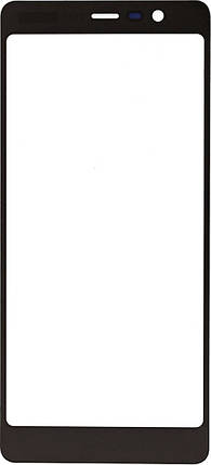 Корпусне скло Nokia 5.1 Dual Sim (TA-1075) чорне, фото 2