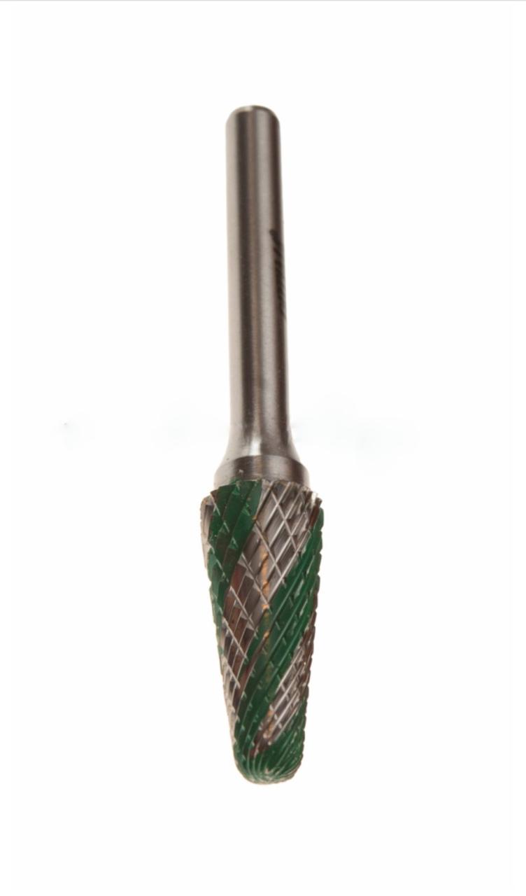 Твердосплавна борфреза Optima Tools L1228S06 — конічна, заокруглена