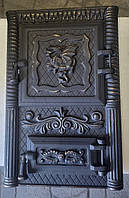 Дверцята для пічки, мангала "Дракон"