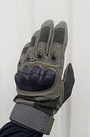 Тактические перчатки ( Военные ) Оливковые размер L