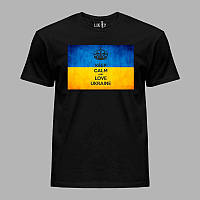 Футболка чоловіча з принтом Keep Calm And Love Ukraine 22042140