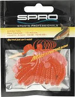 Твистер Spro Shad Spira-Tail 3.5см Red/Orange