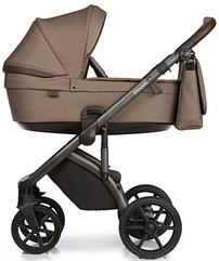 Дитяча коляска універсальна 2 в 1 Roan Bloom 9023-RB-29, Brown Dots, коричневий (Ролан Блум, Польща)