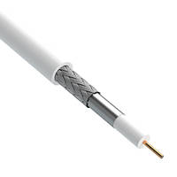 Одескабель F660BV Cu телевізійний, кабель тв white, коаксільний білий, радіочастотний антенний одесакабель
