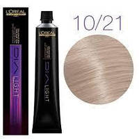 Краска для волосся L'Oreal Professionnel DIA Light 10.21 молочный коктейль перламутровый сорбет 50 ml