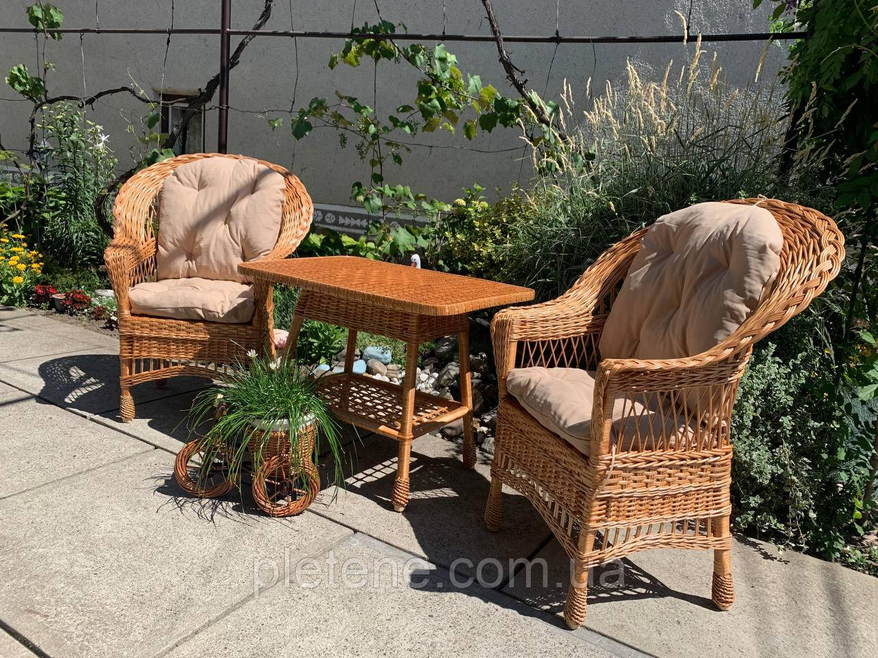 Набір з лози з накидками, фото 1
