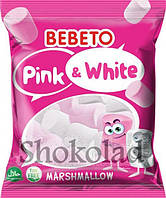 Цукерки маршмелоу Bebeto Білий і Рожевий 135 грамів