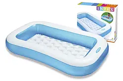 надувной бассейн  Intex 57403  детский  166*100*28 см Объем воды 128 л Дно надувное