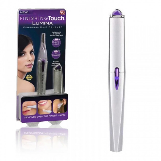Тример для видалення волосся на обличчі та тілі Finishing Touch LUMINA / Жіночий тример, фото 1