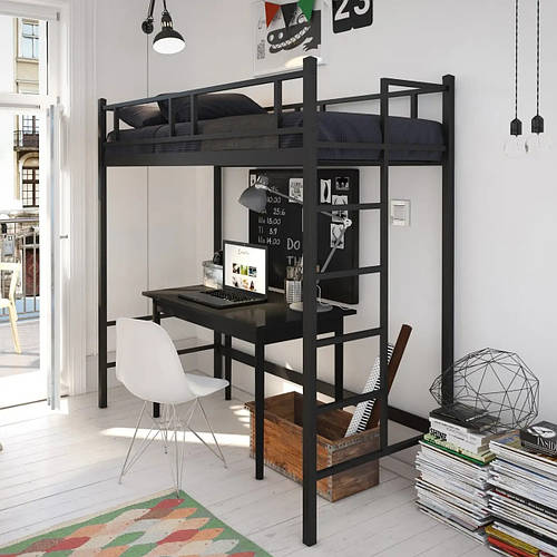 Кровать-чердак Фулхем TM Tenero 90*190/200, Бордо,желтый, зеленый ...