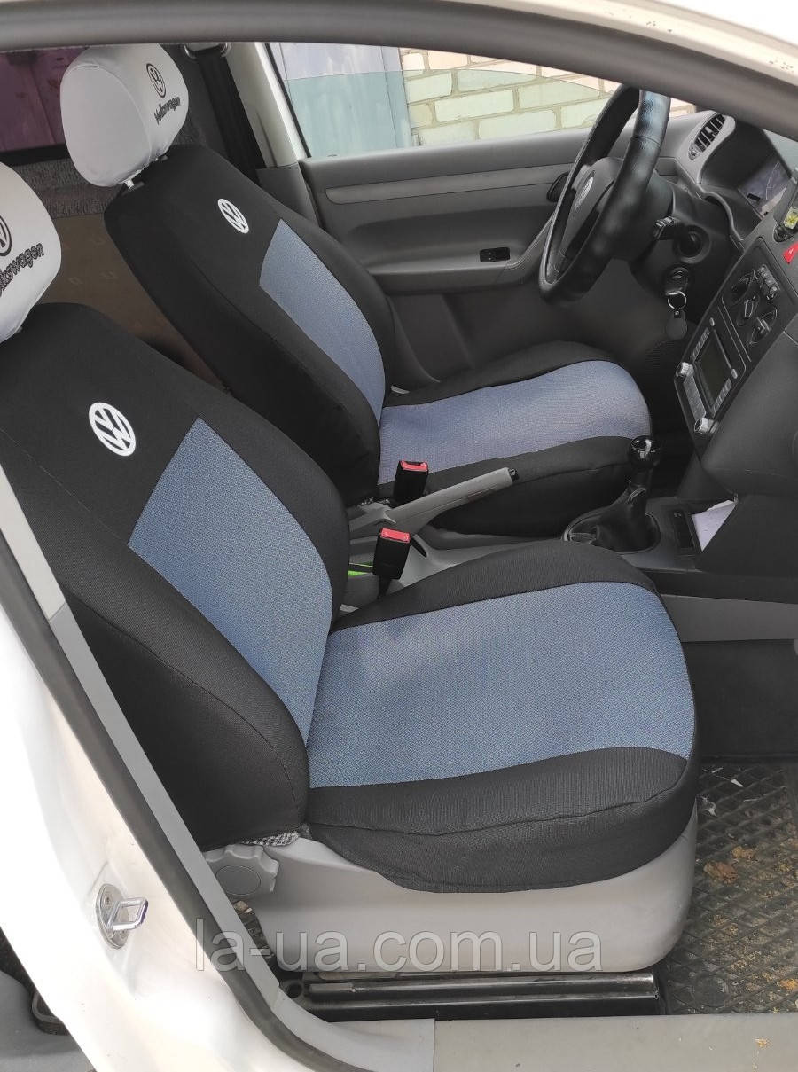 Чохли салону Volkswagen Caddy 2004-2015, позаду Три окремих сидіння (авточохли Кадді)
