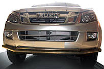 Передній захист ST014 труба d60\42  нерж Isuzu D-Max 2011-