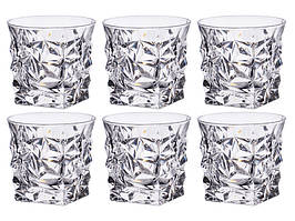 Набір скляних склянок для віскі Bohemia Льодник 6 штук 230 мл 024-115 Чехія
