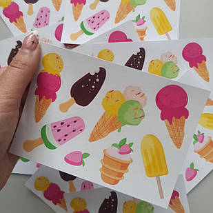 Міні-сет стікерів Морозиво