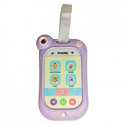 Игрушка мобильный телефон G-A081 интерактивный  (Violet)