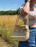 Еко- сумка плетена із соломи. Арт: D3346, фото 2