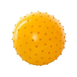 Мяч массажный MS 0023 8 дюймов (Желтый)