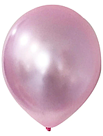 Латексный воздушный шар без рисунка Balonevi Розовый металлик, 10" 25,5 см