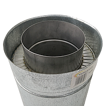 Труба-сендвіч ø130 мм 1 мм 50 см Нерж/Оц Версія-Люкс (10519), фото 5