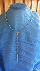 Срібна парка на шию 60 см