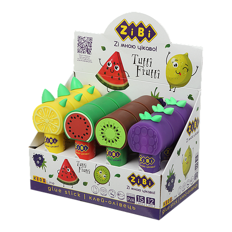 Клійкарандаш TUTTIFRUTTI 15 г PVA, фото 1