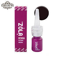 Хна для бровей ZOLA Henna 06 Dark Brown, 5 г