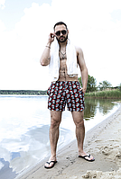 Пляжные молодежные короткие мужские шорты для купания для бассейна