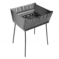 Мангал-валіза Metal-Best на 6 шампурів | два рівня | 2мм | Холодний прокат