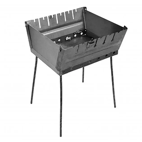 Мангал-валіза Metal-Best на 6 шампурів | два рівня | 2мм