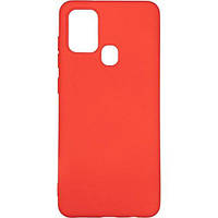 Чохол Silicone Cover Case для Samsung Galaxy A21s red
