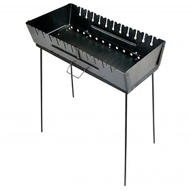 Мангал-валіза Metal-Best на 12 шампурів | два рівня | 2мм