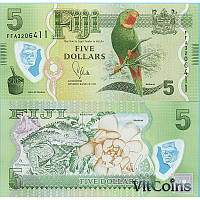Фіджі 5 доларів 2012 (2013) полімер UNC